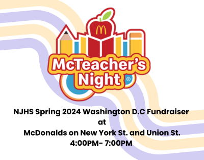 Join us at our NJHS McDonalds Fundraiser!