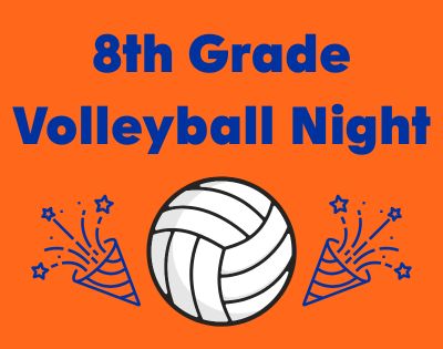 Celebrating the 8th Grade Volleyball Season!